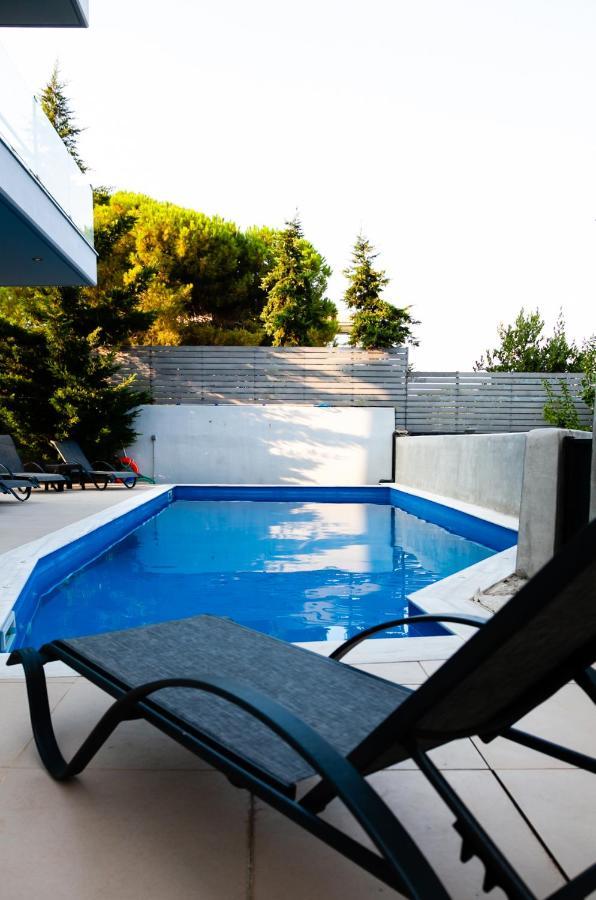 Seaview Pool Villa Near Beach And Athens Airport Pórto Ráfti Buitenkant foto