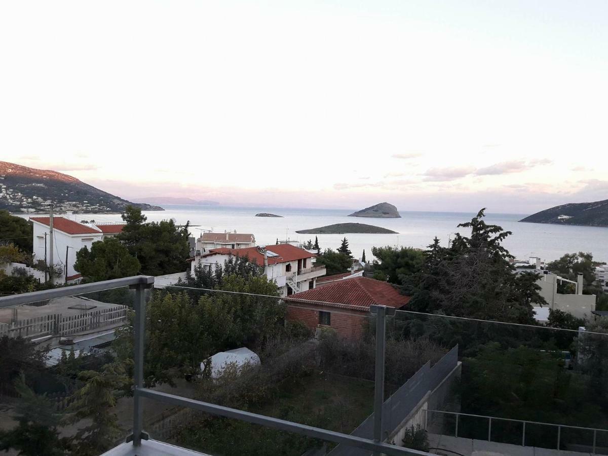 Seaview Pool Villa Near Beach And Athens Airport Pórto Ráfti Buitenkant foto