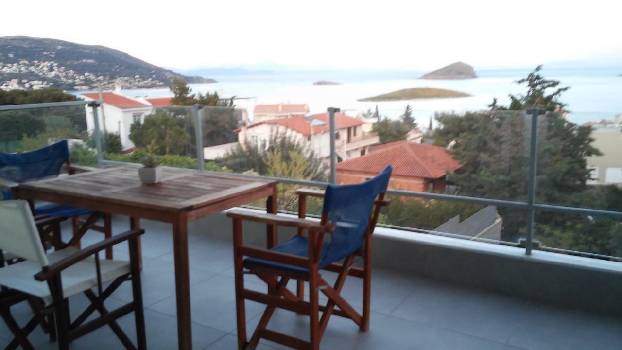 Seaview Pool Villa Near Beach And Athens Airport Pórto Ráfti Buitenkant foto