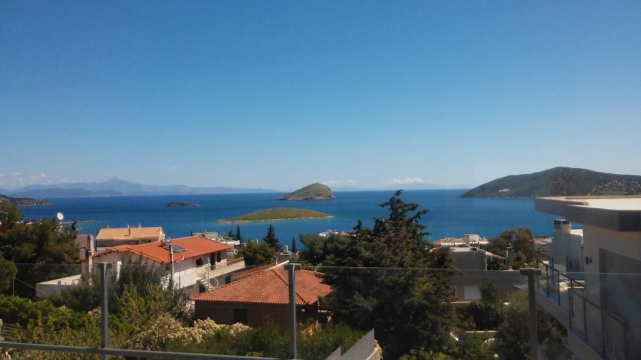 Seaview Pool Villa Near Beach And Athens Airport Pórto Ráfti Buitenkant foto