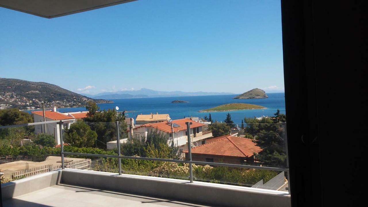 Seaview Pool Villa Near Beach And Athens Airport Pórto Ráfti Buitenkant foto